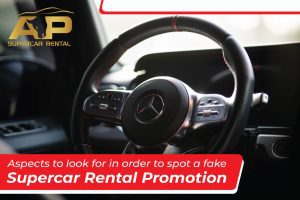 Aspects to look for in order to spot a fake supercar rental promotion
