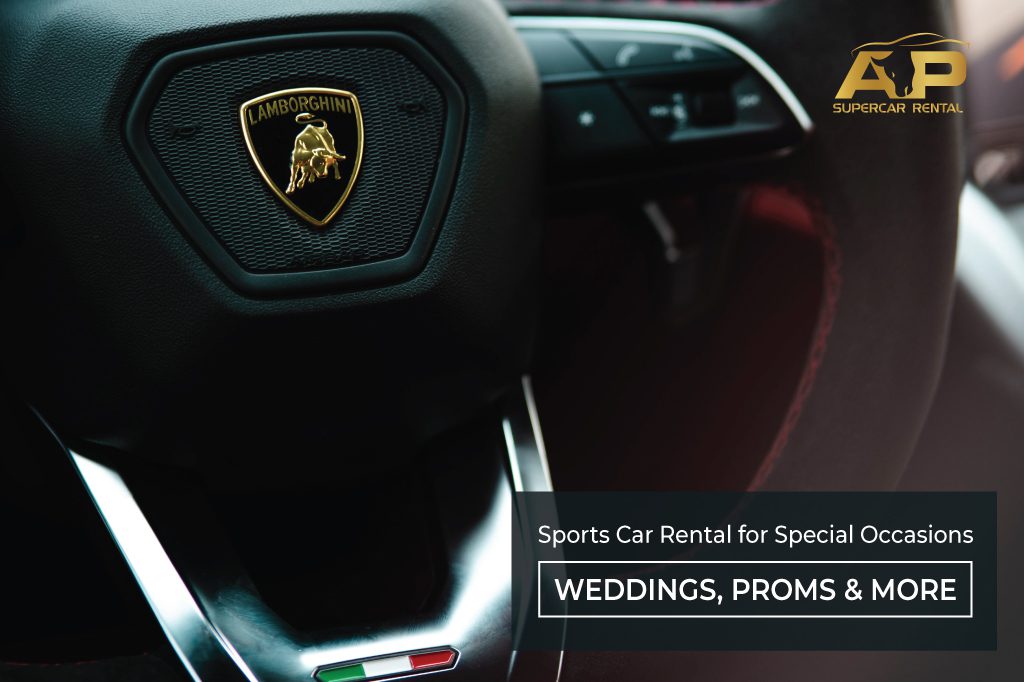 Sports Car Rental for Special Occasions: Weddings, Proms, and More