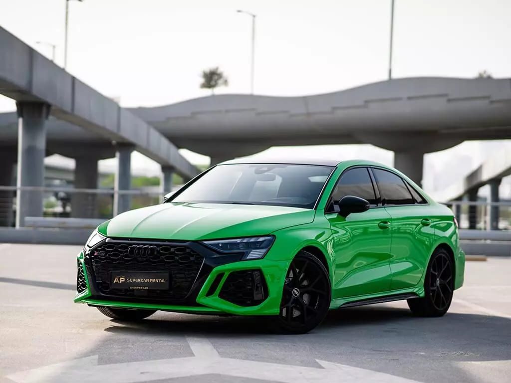Audi-Rs3 green