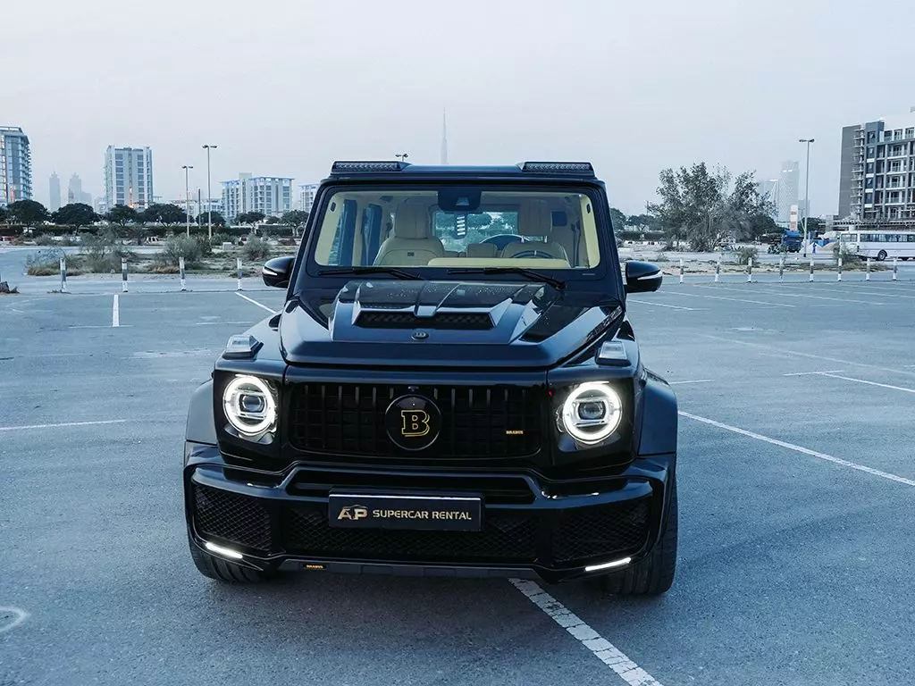 Brabus Black Mercedes Rental in Dubai