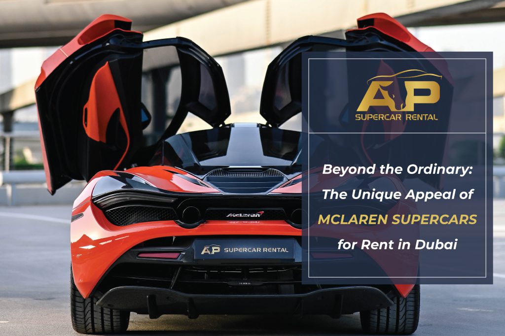 McLaren Supercars for Rent in Dubai