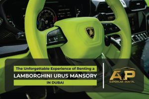 Renting a Lamborghini Urus Mansory in Dubai